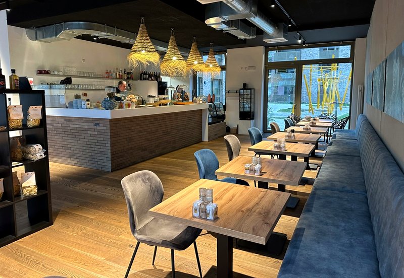 Frische Pasta wird zubereitet